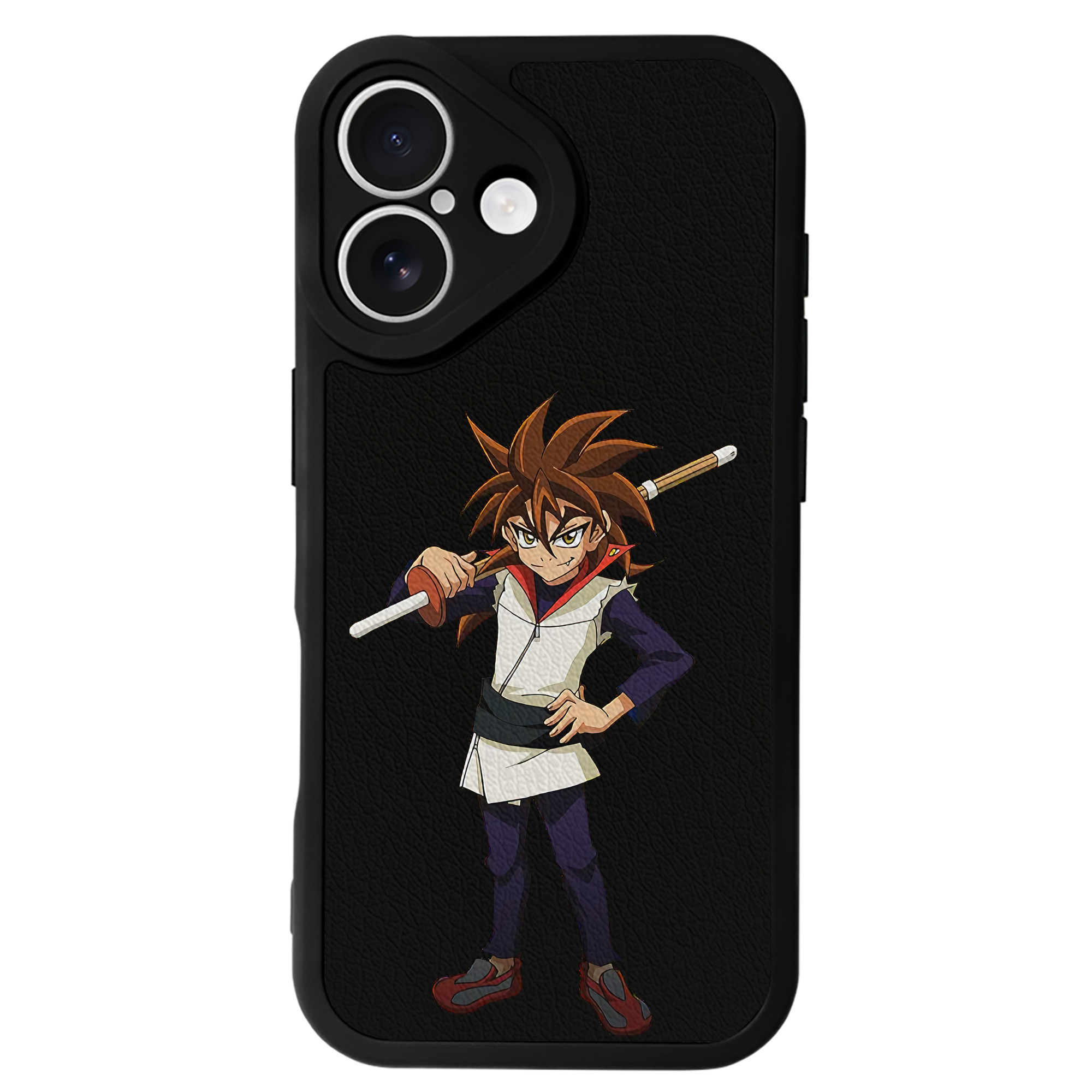 遊☆戯☆王 Yu-Gi-Oh! 【iPhone 16シリーズ対応】シリコンスマホケース（レザー調） 材質：シリコン
